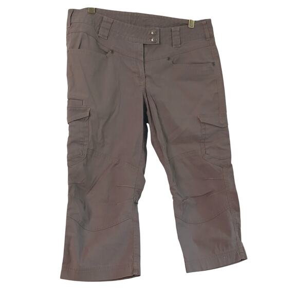 Exofficio Cargo Capri Pants Pockets Outdoorsy Gray US 10 - Picture 1 of 11